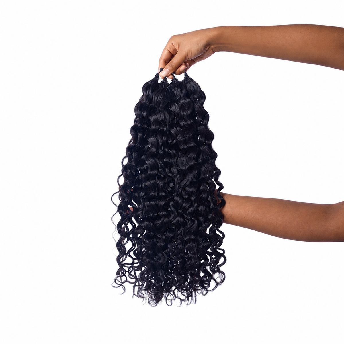 Feather Crochet Human Hair - Boho Curls