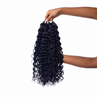 Feather Crochet Human Hair - Boho Curls